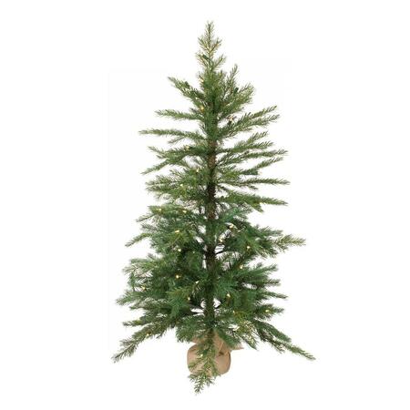 SMARTGIFTS Pine Tree in Burlap SM3068592